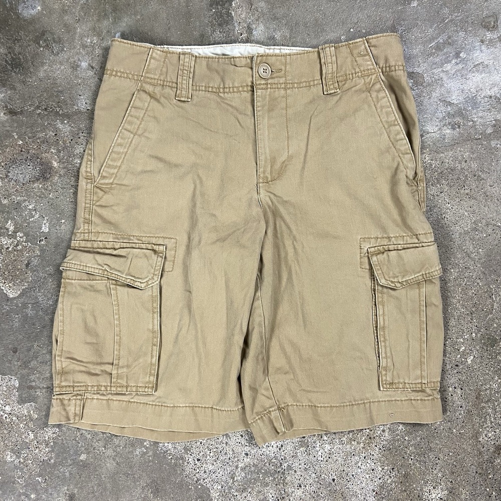Roebuck & Co Cargo Shorts Size 30 Tan Khaki Loose Fit Outdoor Work Wear